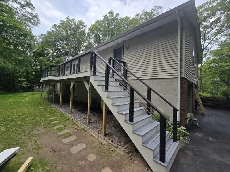 Trex Enhance Deck Upgrade with Modern Cable Rail — image 2 of 4