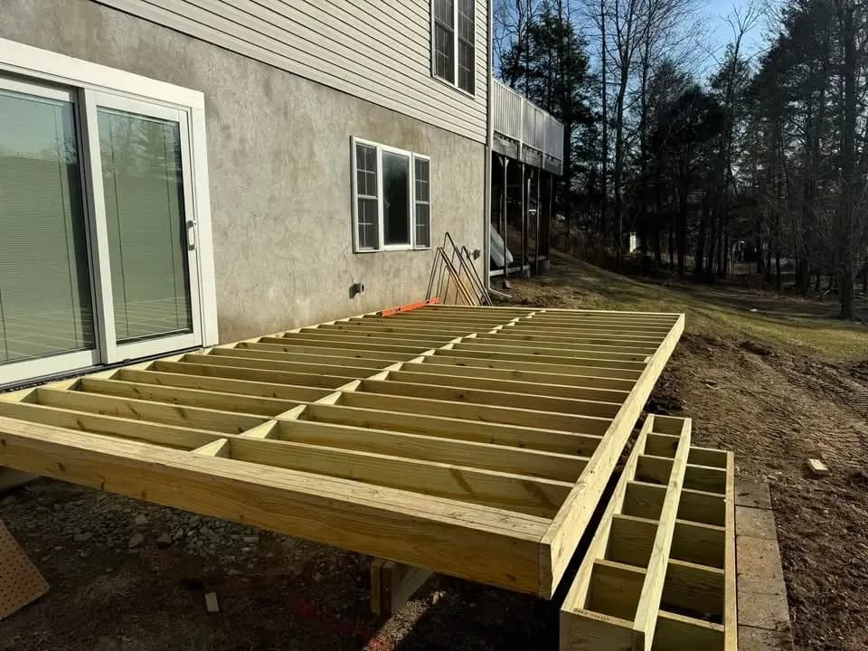 Deck framing detail 1