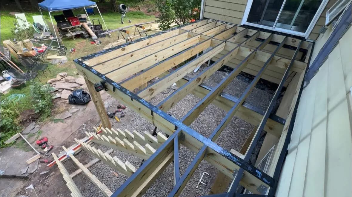Deck framing detail 4