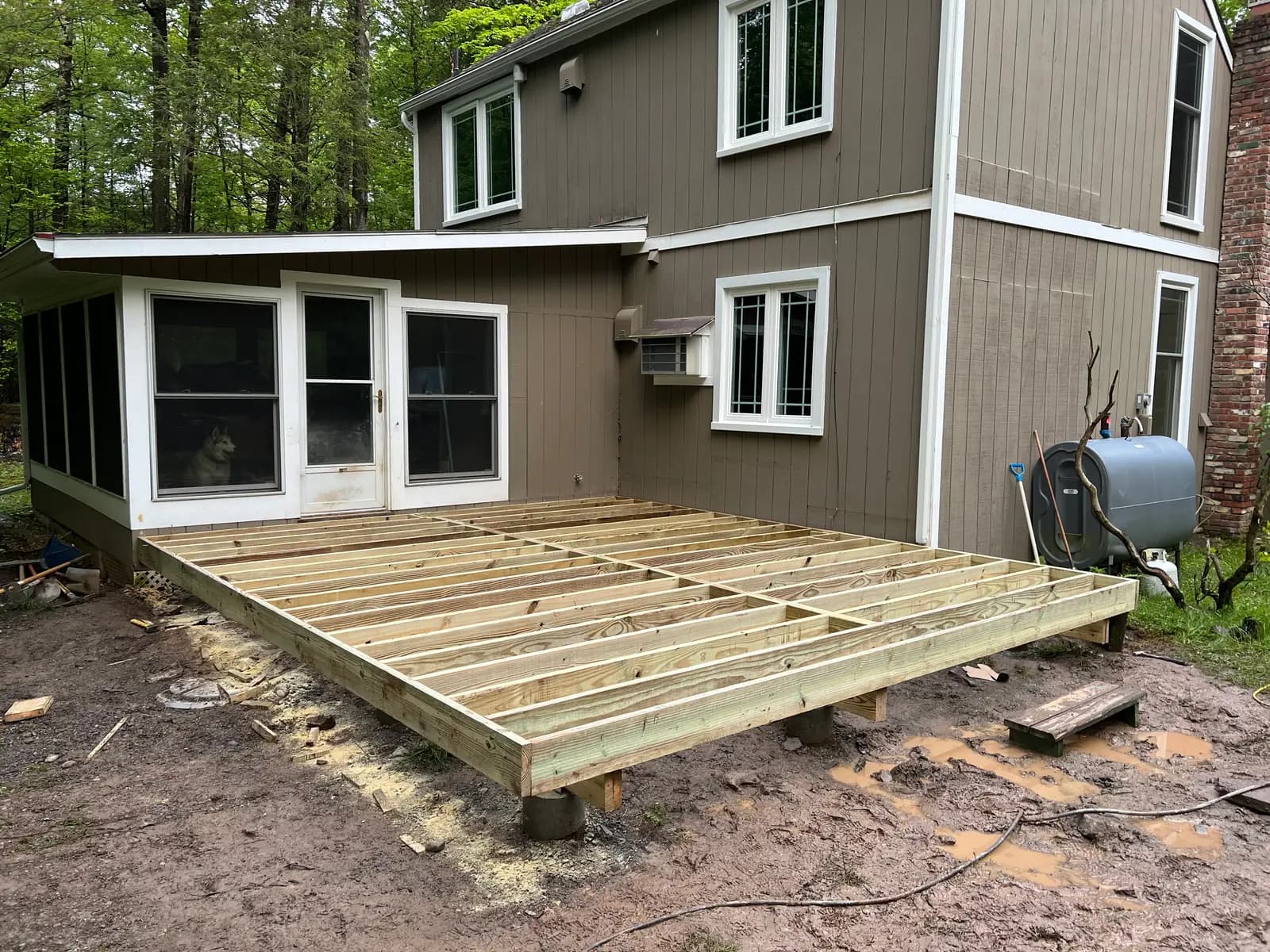 Deck framing detail 6