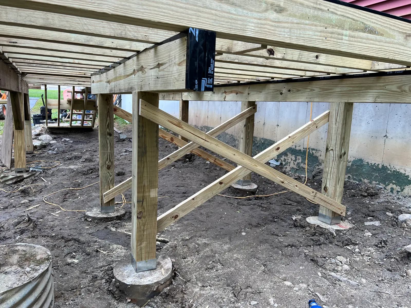 Deck framing detail 8
