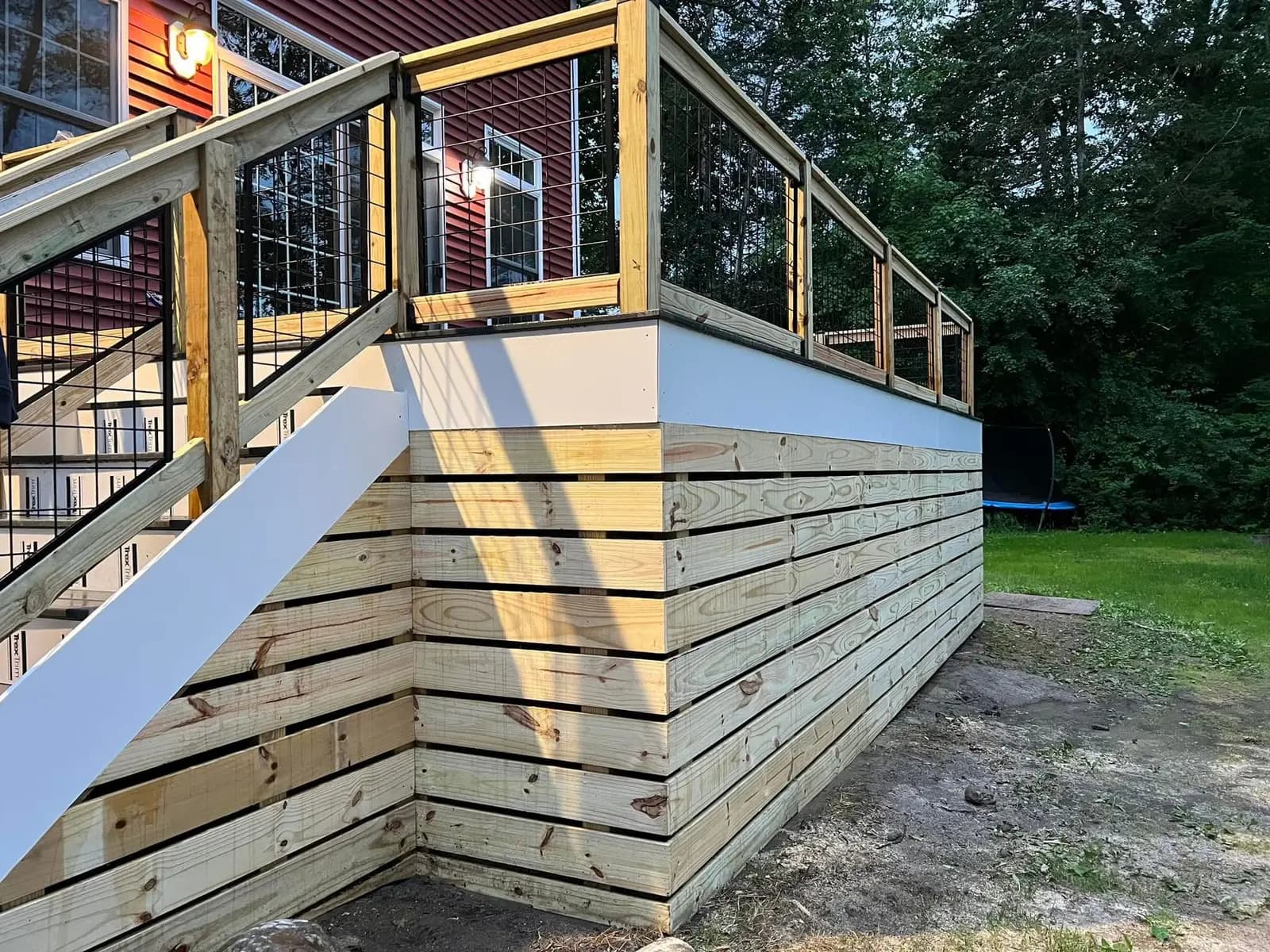 Hot Tub–Ready Elevated Composite Deck — image 2 of 3